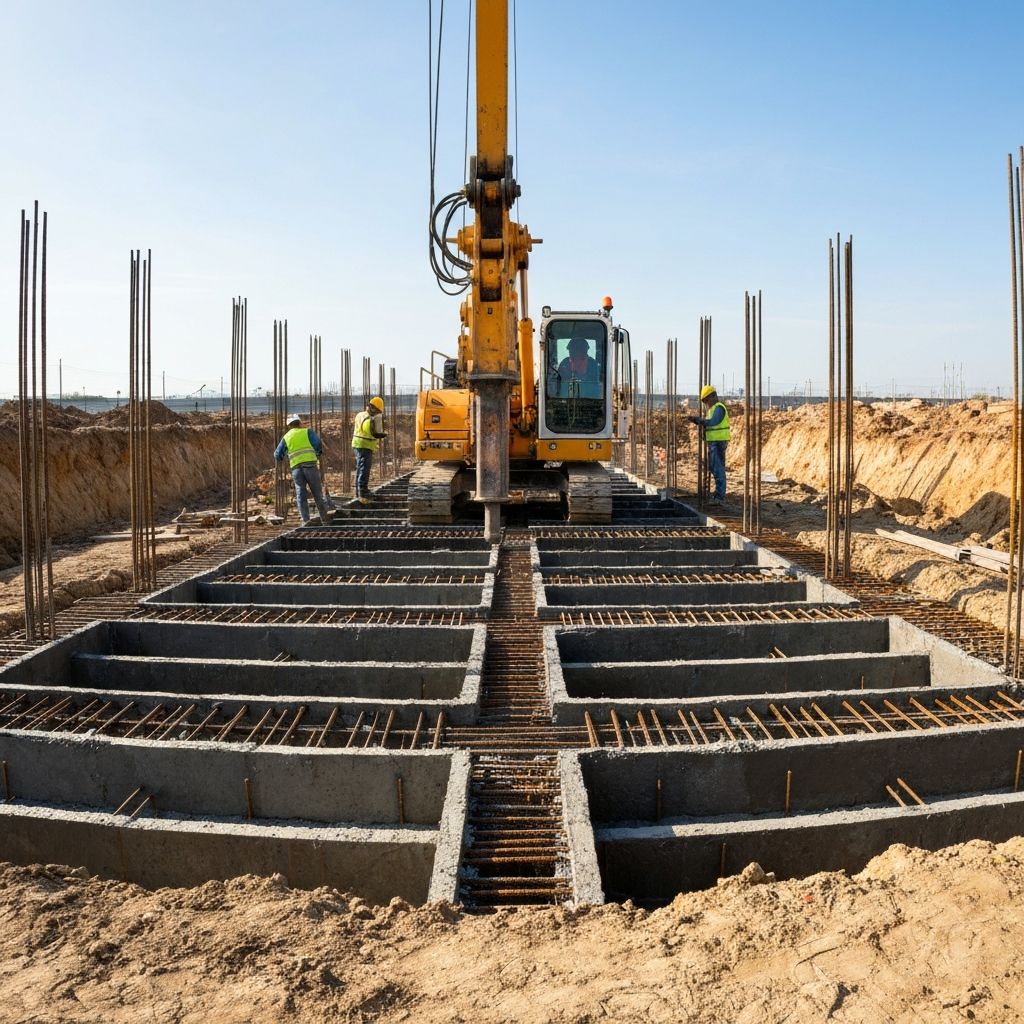 Construction site background